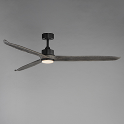 Woodwind 72 Solid Wood Blade Fan w LED