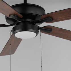 52 Super-Max Fan w/ LED Light Kit - Black