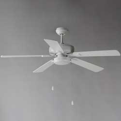 52 Super-Max Fan w/ LED Light Kit - White