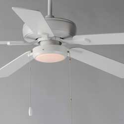 52 Super-Max Fan w/ LED Light Kit - White