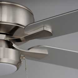 52 Super-Max Fan w/ LED Light Kit - Nickel