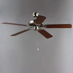 Basic 52 Ceiling Fan w 4-Lt LED Fan Kit wBulb
