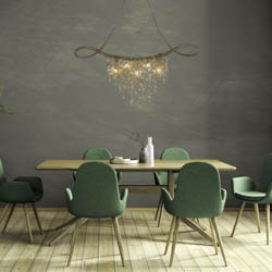 Cradle 5-Light Linear Chandelier