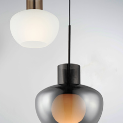 Incognito 14" Pendant  - Mirror Smoke/Gunmetal