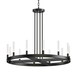 フッチェンロイター燭台x2、エッグスタンドx5、SAVARIA 燭台X1合計8点 Ovation 15-Light LED Chandelier - Chandelier - Maxim Lighting